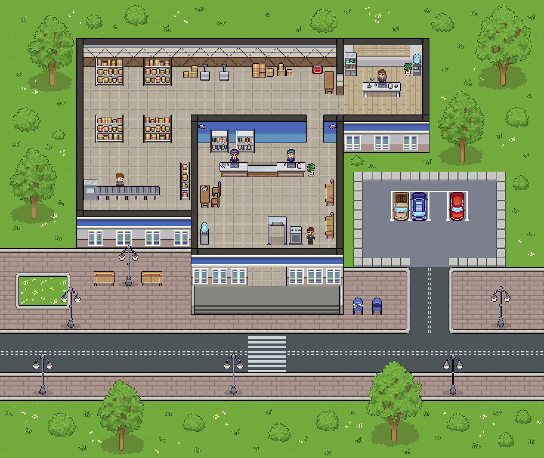 post office idle